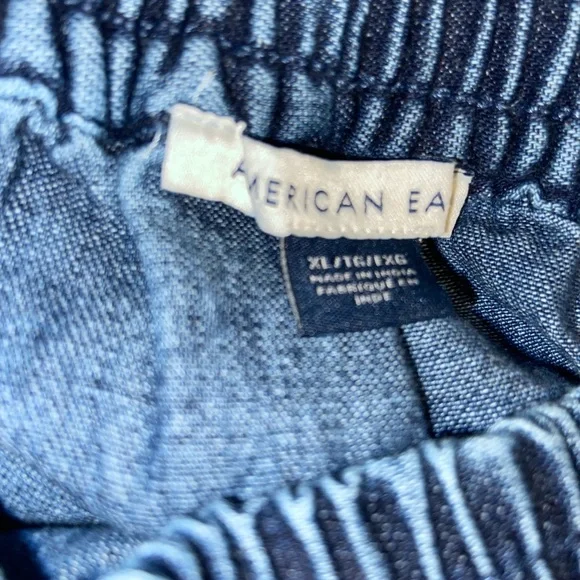 American Eagle Outfitters Blue Tiered Maxi Skirt - Picture 3 of 4